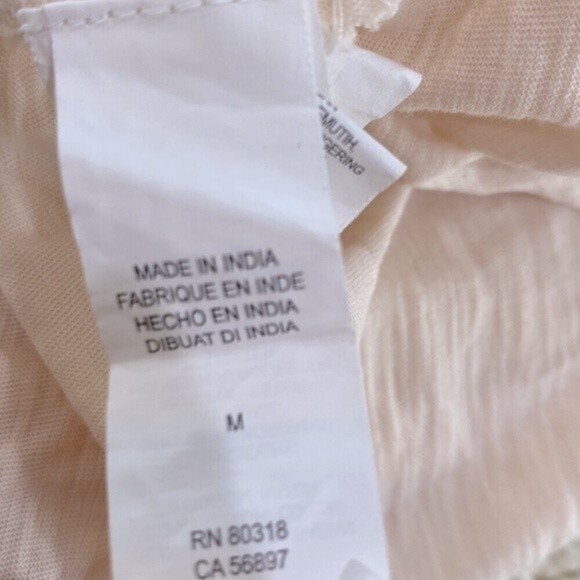 LUCKY BRAND top size medium boho - Picture 6 of 7